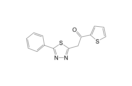 2-(5-phenyl-1,3,4-thiadiazol-2-yl)-1-(2-thienyl)ethanone