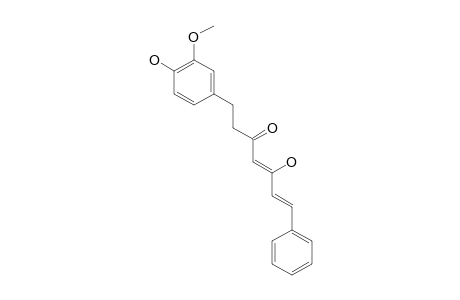 (TRANS),(TRANS)-1-(3'-METHOXY-4'-HYDROXYPHENYL)-7-PHENYL-5-OL-4,6-DIEN-3-HEPTANONE