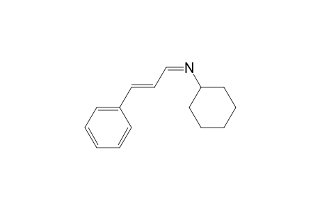 N-((E)-3-Phenylallylidene)cyclohexylamine