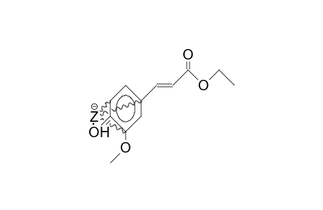 3-Methoxy-4-hydroxy-cinnamic acid, ethyl ester anion