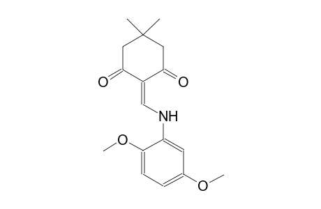 2-[(2,5-dimethoxyanilino)methylene]-5,5-dimethyl-1,3-cyclohexanedione