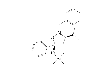 cis-2-Benzyl-3-isopropyl-5-phenyl-5-(trimethylsilyloxy)isoxazolodine