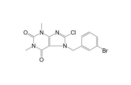 7-(3-bromobenzyl)-8-chloro-1,3-dimethyl-3,7-dihydro-1H-purine-2,6-dione