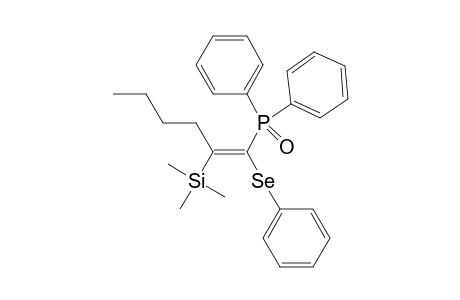 2-(n-Butyl)-2-(trimethylsilyl)-1-(phenylselena)-vinyl-(diphenyl)phosphine Oxide