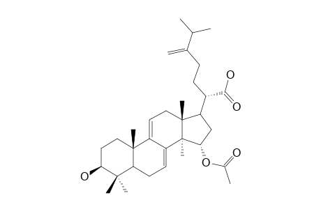 15-ALPHA-ACETYL-DEHYDROSULPHURENIC-ACID;15-ALPHA-ACETOXY-24-METHYLENE-LANOSTA-7,9(11)-DIEN-3-BETA-OL-21-OIC-ACID