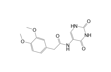 2-(3,4-dimethoxyphenyl)-N-(2,4-dioxo-1,2,3,4-tetrahydro-5-pyrimidinyl)acetamide