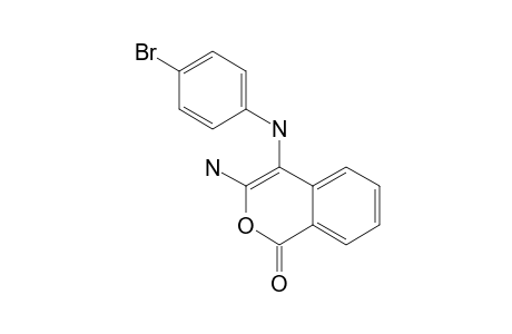 3-AMINO-4-(4-BROMOPHENYLAMINO)-1H-ISOCHROMEN-1-ONE