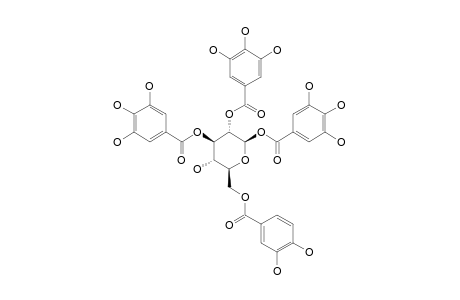 MONACANTHIN-B;1,2,3-TRI-O-GALLOYL-6-O-PROTOCATECHUOYL-BETA-D-GLUCOSE