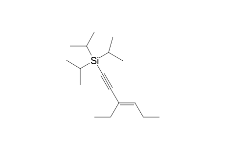 [(E)-3-Ethylhex-3-en-1-ynyl]triisopropylsilane