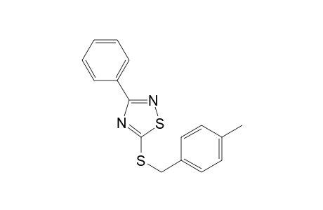 5-(4-methylbenzylthio)-3-phenyl-1,2,4-thiadiazole