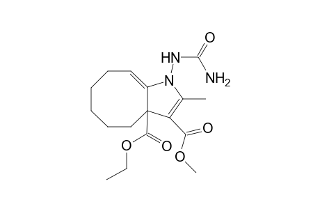 3a-Ethyl 3-methyl 1-[(aminocarbonyl)amino]-2-methyl-3a,4,5,6,7-hexahydro-1H-cycloocta[b]pyrrole-3,3a-dicarboxylate