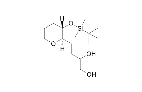 (2R,3S)-4-[3-(tert-Butyldimethylsilyloxy)-3,4,5,6-tetrahydro-2H-pyran-2-yl]butan-1,2-diol