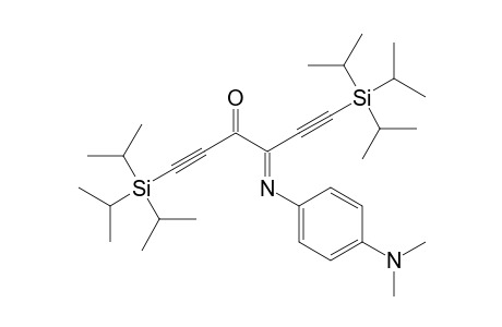 1,6-bis(Triisopropylsilyl)-4-[(4'-dimethylamino)phenyl]iminohexa-1,5-diyn-3-one