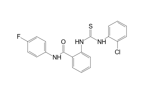 2-chloro-2'-[(p-fluorophenyl)carbamoyl]thiocarbanilide