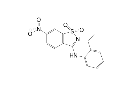 N-(2-ethylphenyl)-6-nitro-1,2-benzisothiazol-3-amine 1,1-dioxide