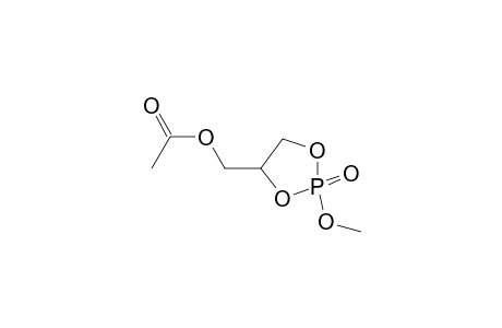 1,3,2-Dioxaphospholane-4-methanol, 2-methoxy-, acetate, 2-oxide