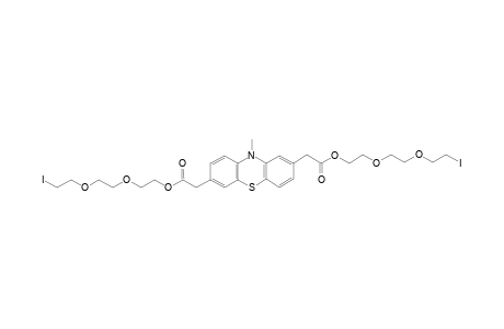2,7-bis[8'-Iodo-3',6'-dioxaoctyloxycarbonyl)methyl]-N-methylphenothiazinhe