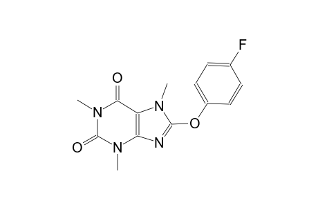 1H-purine-2,6-dione, 8-(4-fluorophenoxy)-3,7-dihydro-1,3,7-trimethyl-