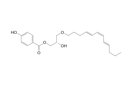 (+)-(S)-3-{[(4E,6Z,8E)-Dodeca-4,6,8-trienyl]oxy}-2-hydroxypropyl 4-Hydroxybenzoate