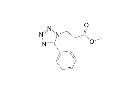 3-(5'-Phenyl-tetrazol-1'-yl)-propionic acid methyl ester