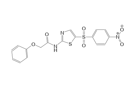acetamide, N-[5-[(4-nitrophenyl)sulfonyl]-2-thiazolyl]-2-phenoxy-