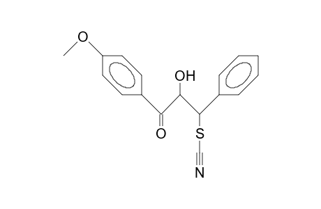 2-Hydroxy-3-thiocyano-1-phenyl-3-(4-methoxy-phenyl)-propan-1-one