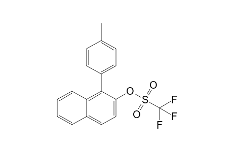 1-p-Tolylnaphthalen-2-yl trifluoromethanesulfonate