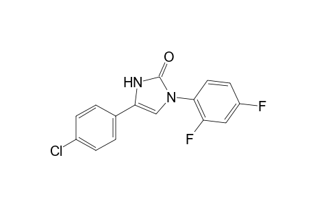 3-[2,4-bis(fluoranyl)phenyl]-5-(4-chlorophenyl)-1H-imidazol-2-one