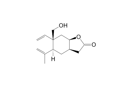 14-hydroxy-13-nor-eleman-8.beta.,12-olide