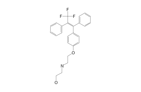 (E)-3,3,3-TRIFLUORO-1-[4-[2-(2-HYDROXYETHYLAMINO)-ETHOXY]-PHENYL]-1,2-DIPHENYLPROPENE;PANOMIFENE