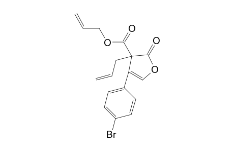 Allyl 3-allyl-4-(4-bromophenyl)-2-oxo-2,3-dihydrofuran-3-carboxylate