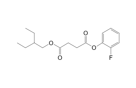 Succinic acid, 2-fluorophenyl 2-ethylbutyl ester