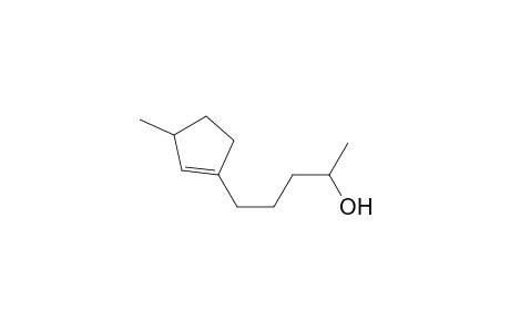 1-(4-Hydroxypentyl)-3-methylcyclopent-1-ene