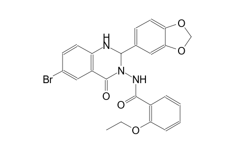 N-(2-(1,3-benzodioxol-5-yl)-6-bromo-4-oxo-1,4-dihydro-3(2H)-quinazolinyl)-2-ethoxybenzamide