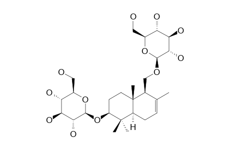 3-O-BETA-D-GLUCOPYRANOSYL-ALBICANOL-11-O-BETA-D-GLUCOPYRANOSIDE