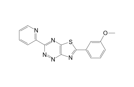 Thiazolo[5,4-e]-1,2,4-triazine, 6-(3-methoxyphenyl)-3-(2-pyridinyl)-