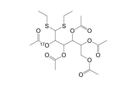 D-MANNOSE-2-17O-DIETHYLDITHIOACETALE-PENTAACETATE