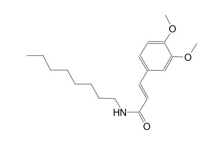 (2E)-3-(3,4-dimethoxyphenyl)-N-octyl-2-propenamide