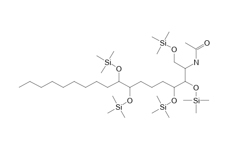 Acetamide, N-[2,3,7,8-tetrakis(trimethylsiloxy)-1-[(trimethylsiloxy)methyl]hepta decyl]-