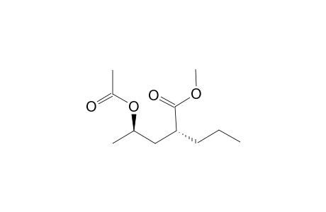 (2R*,4R*)-METHYL-4-ACETOXY-2-PROPYLPENTANOATE