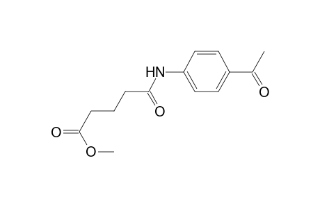 Methyl 5-(4-acetylanilino)-5-oxopentanoate
