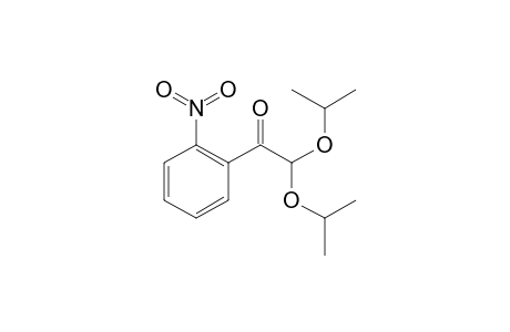 1-(2-nitrophenyl)-2,2-di(propan-2-yloxy)ethanone