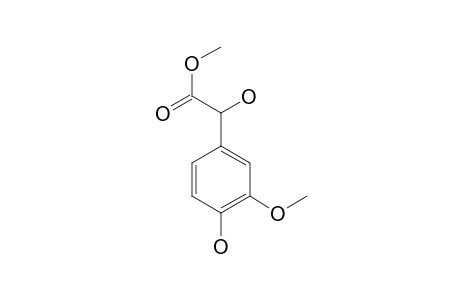 Benzeneacetic acid, .alpha.,4-dihydroxy-3-methoxy-, methyl ester