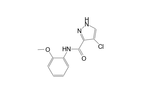 4-chloro-N-(2-methoxyphenyl)-1H-pyrazole-3-carboxamide