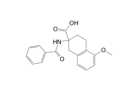 2-Benzamido-1,2,3,4-tetrahydro-5-methoxynaphthalene-2-carboxylic acid
