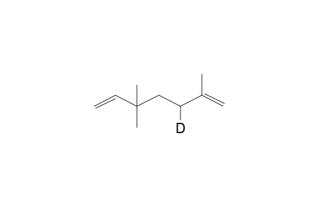 3-Deutero-2,5,5-trimethyl-1,6-heptadiene
