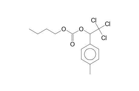 Butyl 1-(4-methylphenyl)-2,2,2-trichloroethyl carbonate