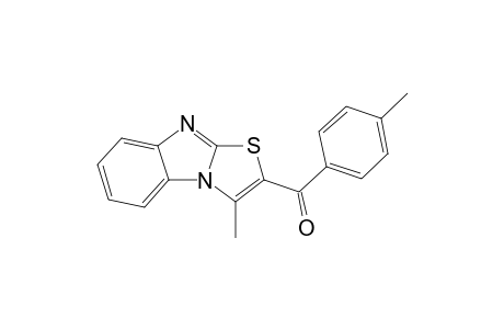 2-(p-Methylbenzoyl)-3-methylthiazolo[3,2-a]benzimidazole