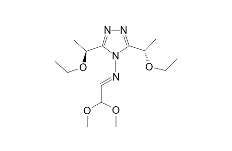 N-[(1E)-2,2-Dimethoxyethylidene]-3,5-bis[(1S)-1-ethoxyethyl]-4H-1,2,4-triazol-4-amine