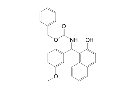 N-[.alpha.-(.beta.-Hydroxy-.alpha.-naphthyl)(3-methoxyphenylmethyl)]O-benzyl carbamate